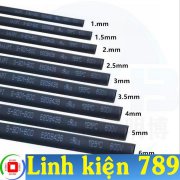 Ống ghen co nhiệt phi 4mm Gen co nhiệt Ghen co nhiệt màu đen ( dài 1 mét ) 
